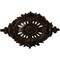 Ekena Millwork Antonio Ceiling Medallion, Hand-Painted Bronze, 35 7/8"W x 22 1/2"H x 4 3/8"P CM35X22ANBZS - alternate 1